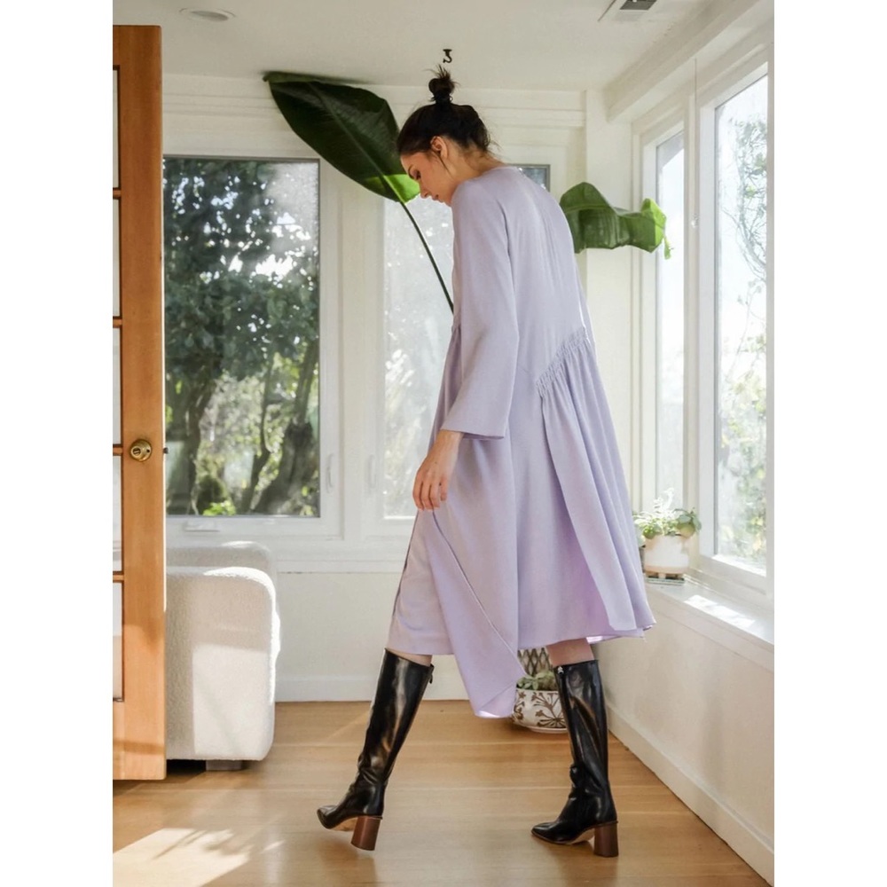NWT Stine Goya Ilona dress in lilac - Picture 3 of 10